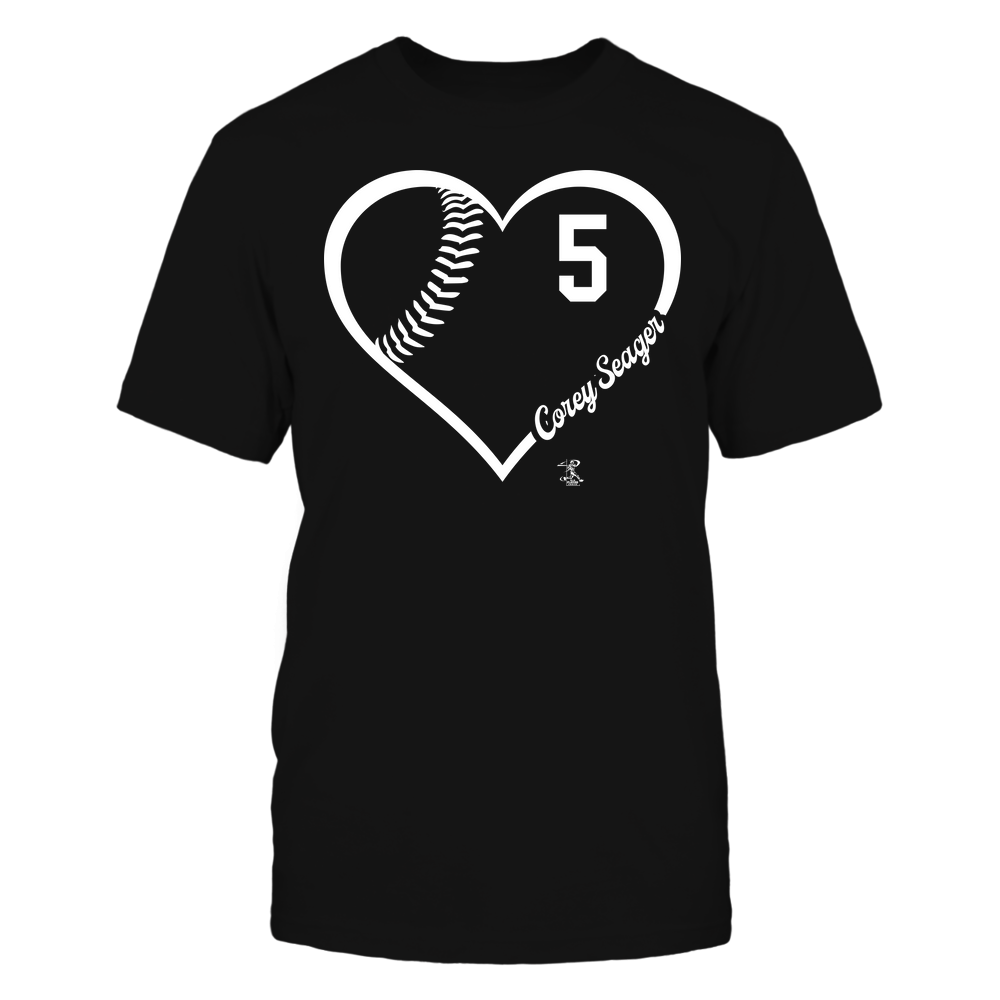 Heart Jersey Number - Corey Seager Shirt