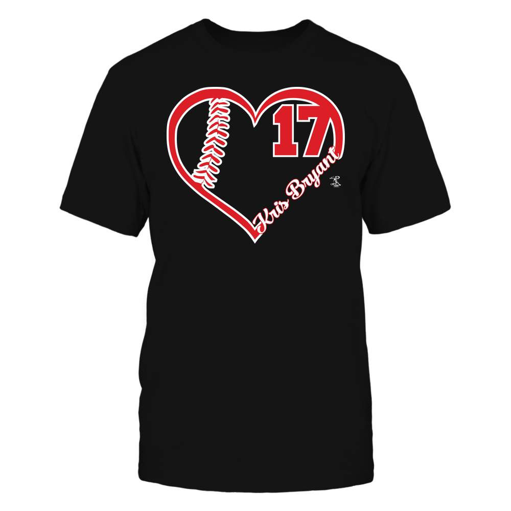 Heart Player - Kris Bryant T-Shirt | Chicago C Pro Baseball | Ballpark MVP  | MLBPA