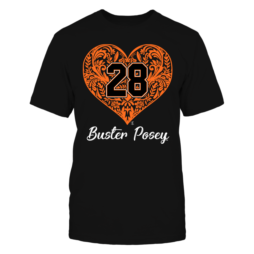 Player Number - Buster Posey T-Shirt | San Francisco Pro Baseball | Ballpark MVP | MLBPA