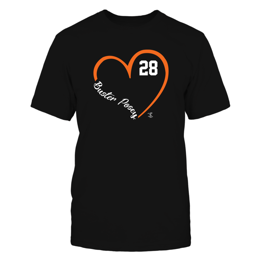Heart Player - Buster Posey T-Shirt | San Francisco Pro Baseball | Ballpark MVP | MLBPA