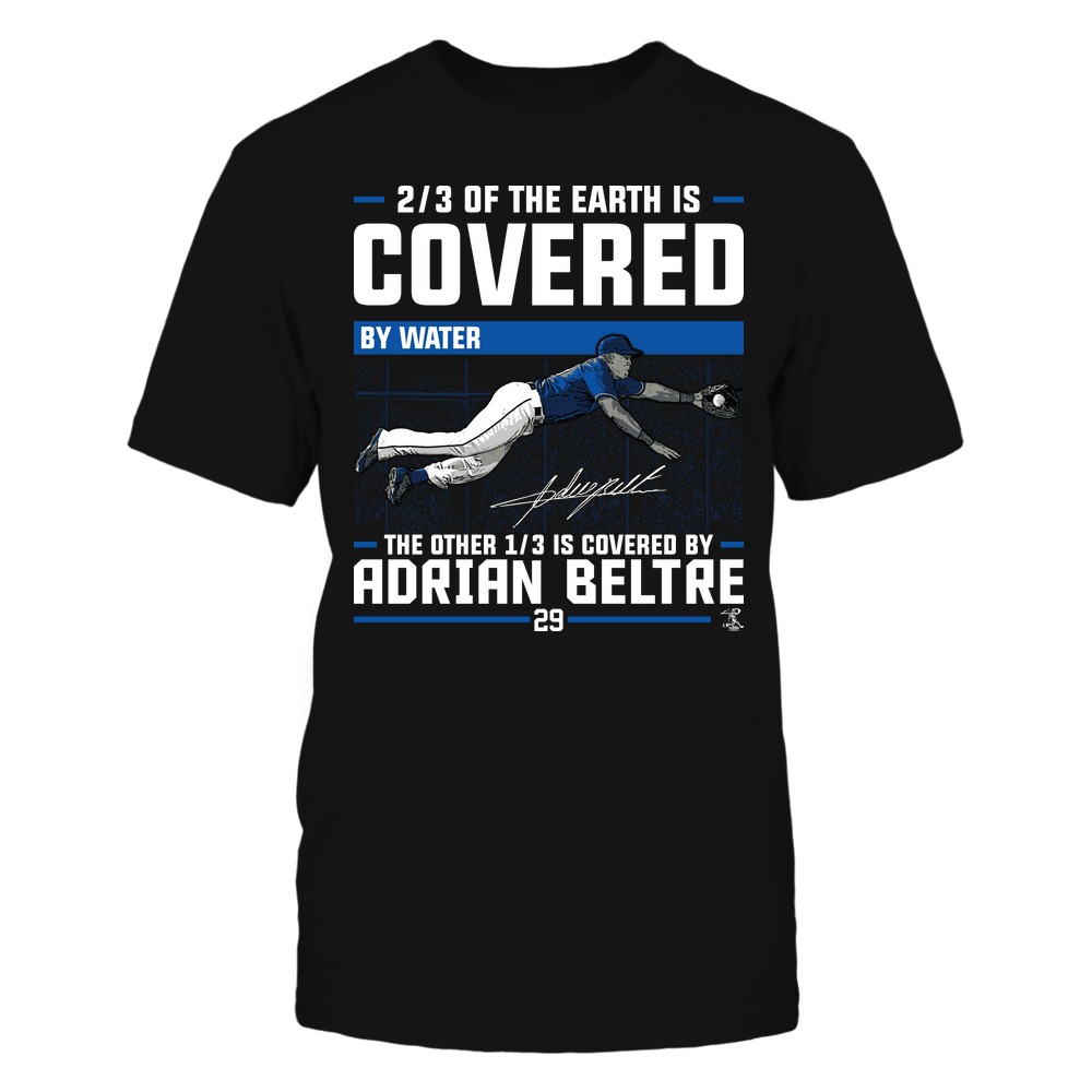 Covered By - Adrian Beltre Shirt | Los Angeles D Major League Baseball | Ballpark MVP | MLBPA