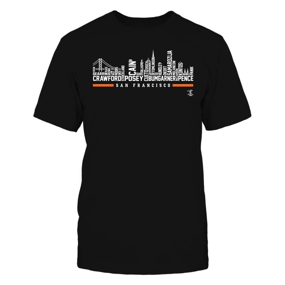 Skyline - Buster Posey T-Shirt | San Francisco Pro Baseball | Ballpark MVP | MLBPA