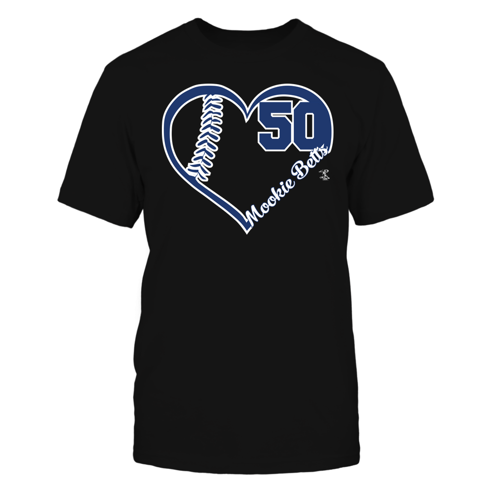 Heart Player - Mookie Betts Shirt | Los Angeles D Major League Baseball | Ballpark MVP | MLBPA