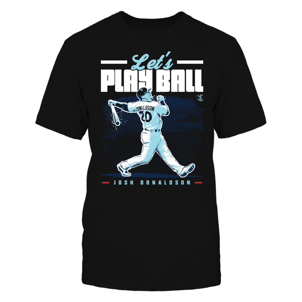 Josh Donaldson T Shirt Pro Baseball Ballpark MVP Mlbpa unisex Basic Tee Black L