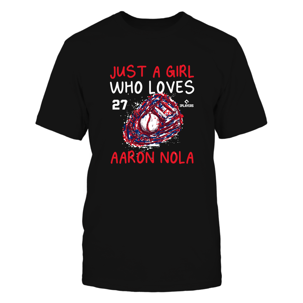 A Girl Who Loves - Aaron Nola Shirt  Philadelphia Major League Baseba –  BallPark MVP