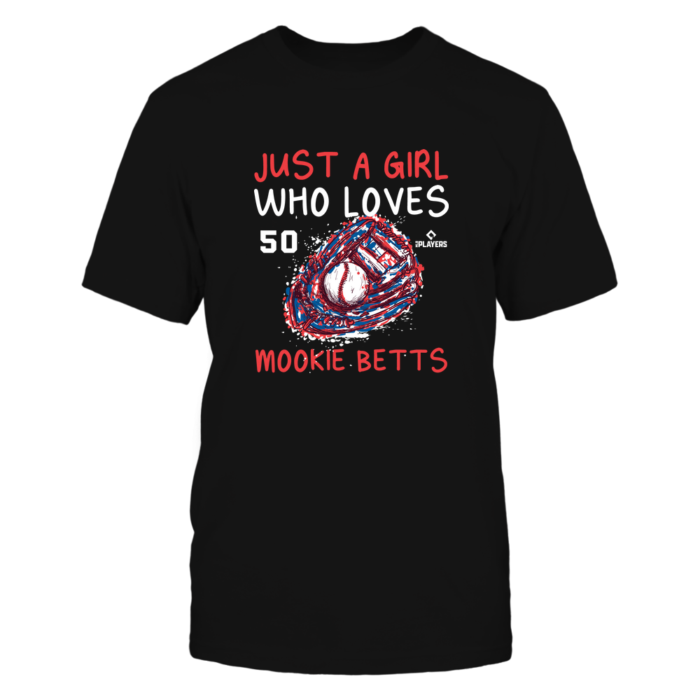 A Girl Who Loves - Mookie Betts Shirt | Los Angeles D Major League Baseball | Ballpark MVP | MLBPA