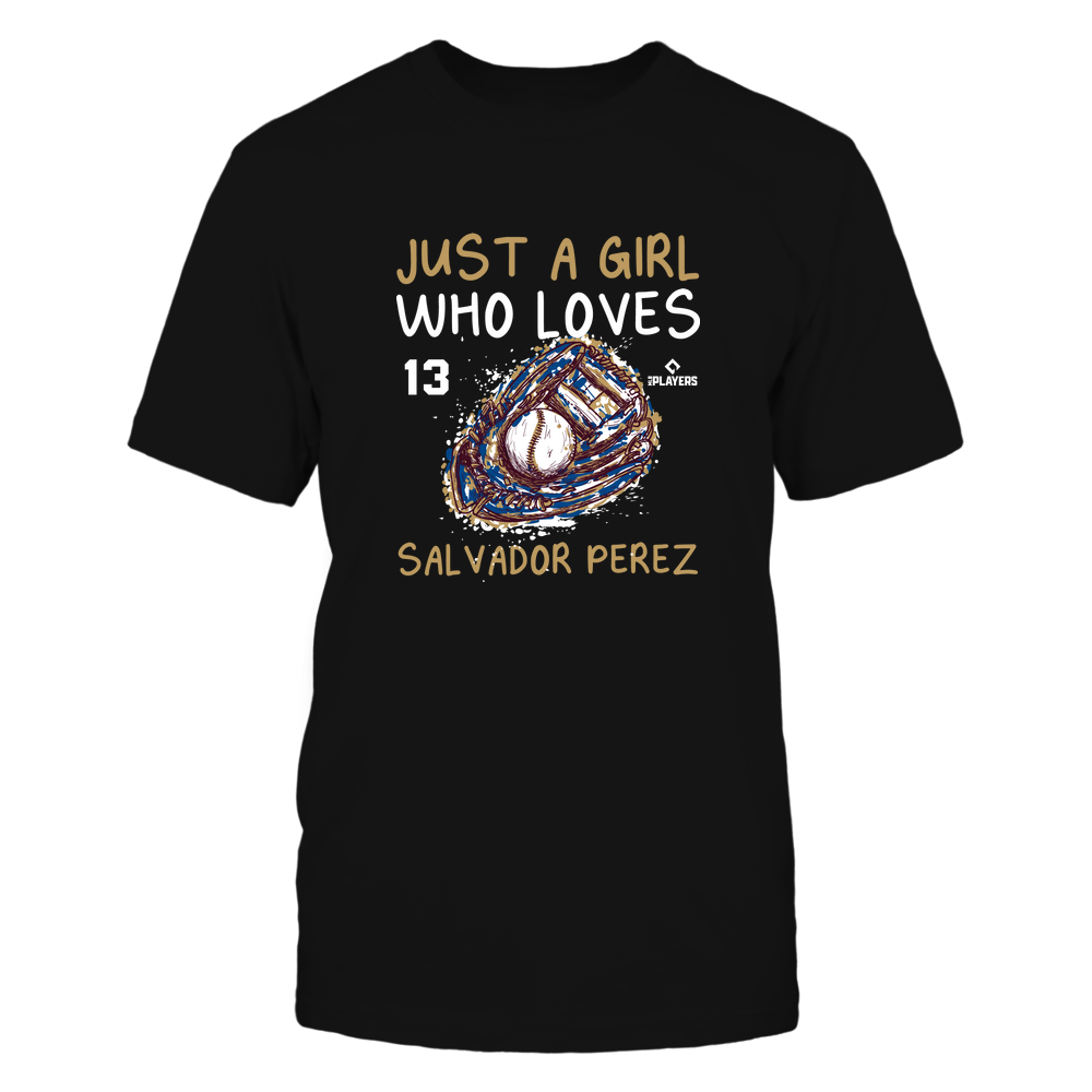 A Girl Who Loves - Salvador Perez Shirt | Kansas Major League Baseball | Ballpark MVP | MLBPA