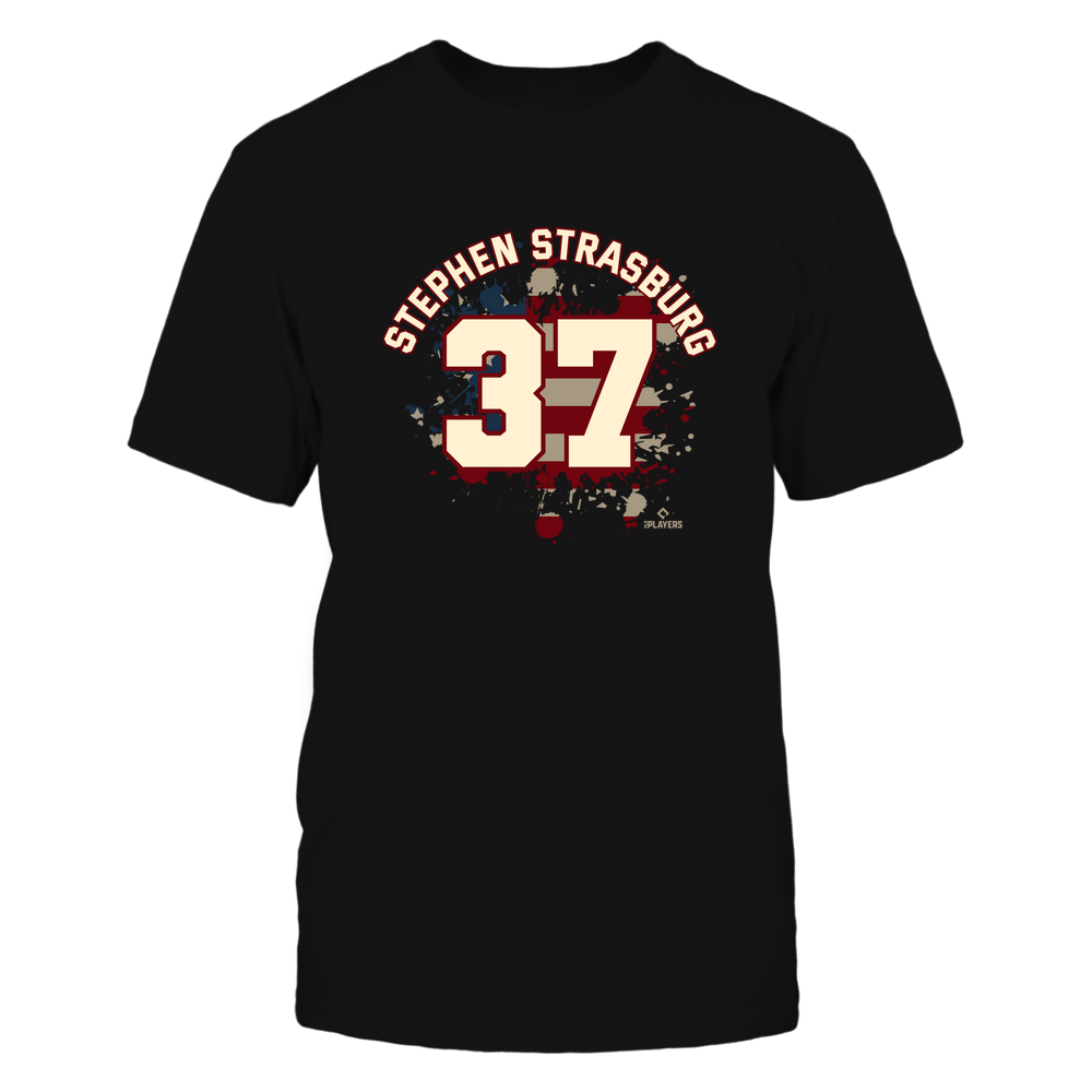 Vintage Flag - Stephen Strasburg Shirt | Washington Major League | MLBPA | Ballpark MVP