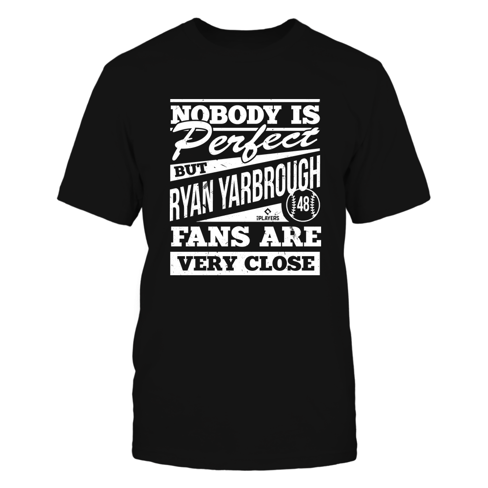 Nobody Is Perfect - Ryan Yarbrough T-Shirt | Tampa Bay Major League Baseball | MLBPA | Ballpark MVP