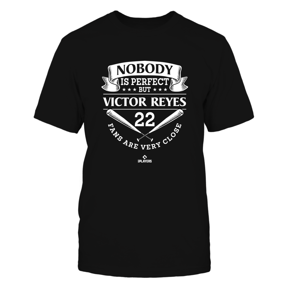 Nobody Is Perfect - Victor Reyes T-Shirt | Detroit Professional Baseball Team | Ballpark MVP | MLBPA