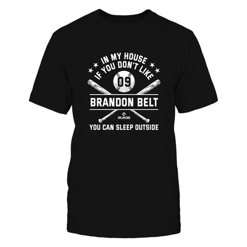 In My House - Brandon Belt Shirt | San Francisco Baseball Team | MLBPA | Ballpark MVP
