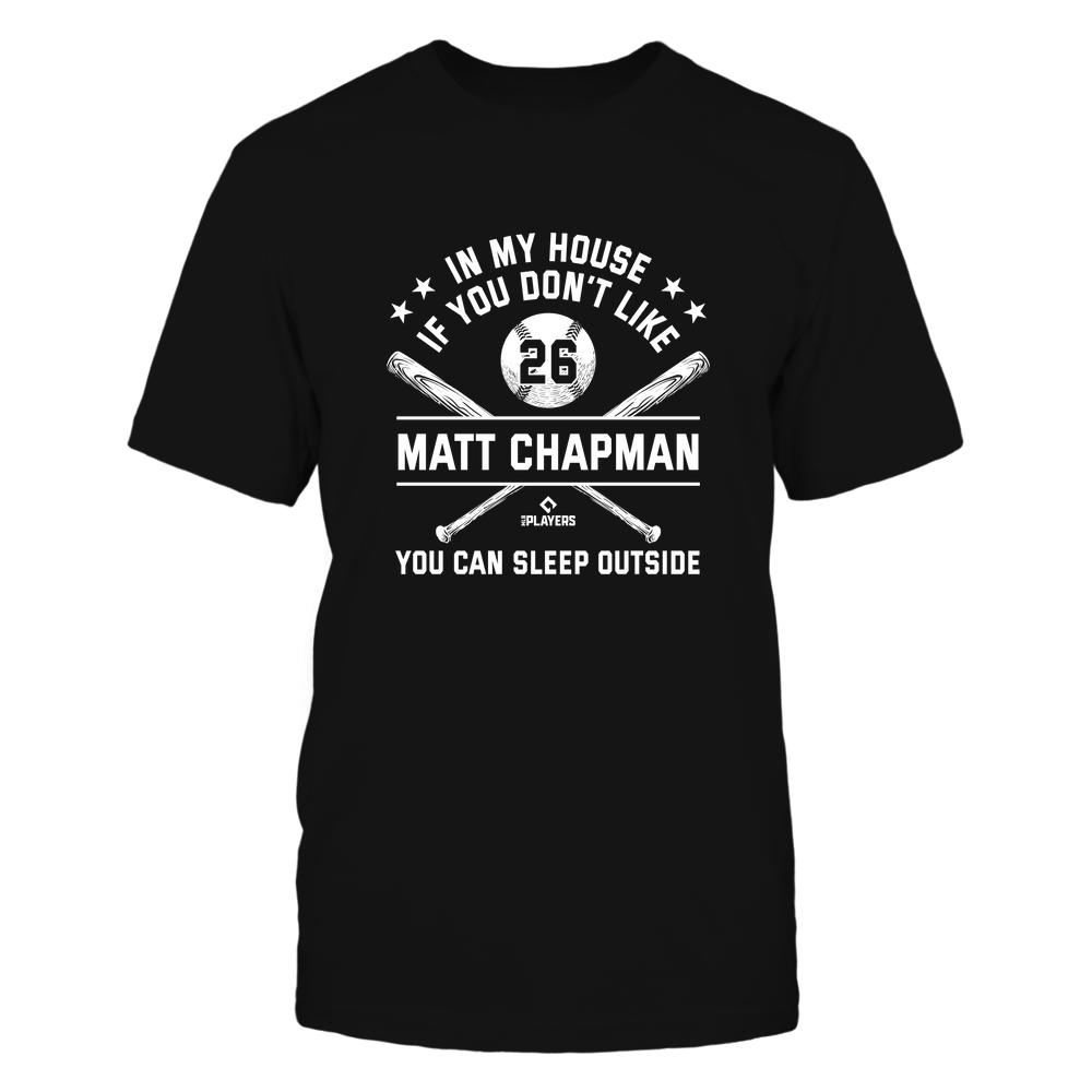 In My House - Matt Chapman Tee | Oakland Major League Baseball | MLBPA | Ballpark MVP