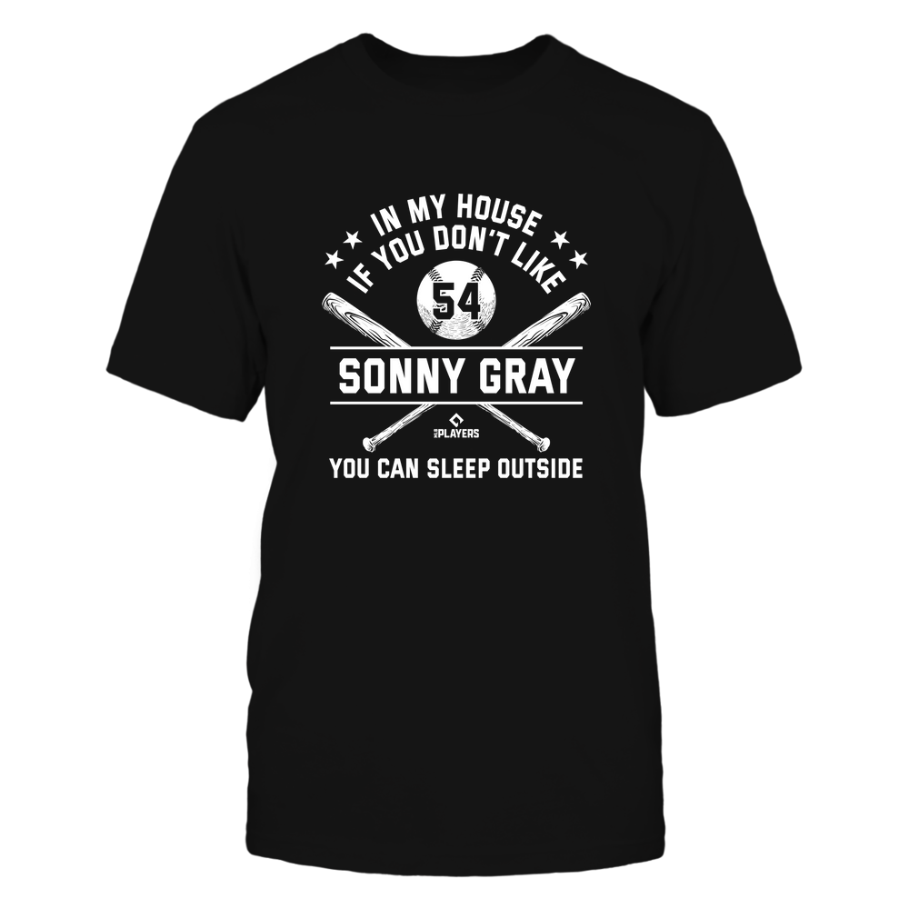 In My House - Sonny Gray Tee | Cincinnati Pro Baseball | Ballpark MVP | MLBPA