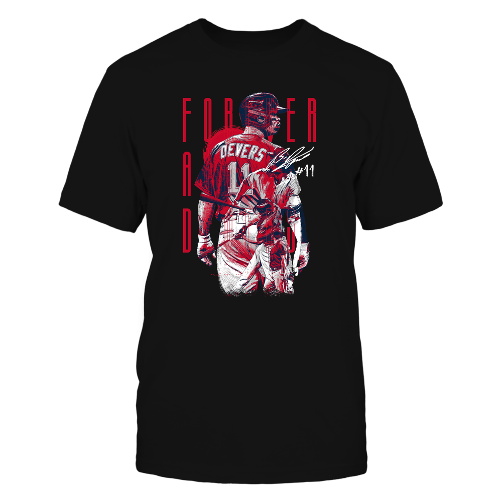 Forever and Devers - Rafael Devers T-Shirt | Boston Professional Baseball | Ballpark MVP | MLBPA