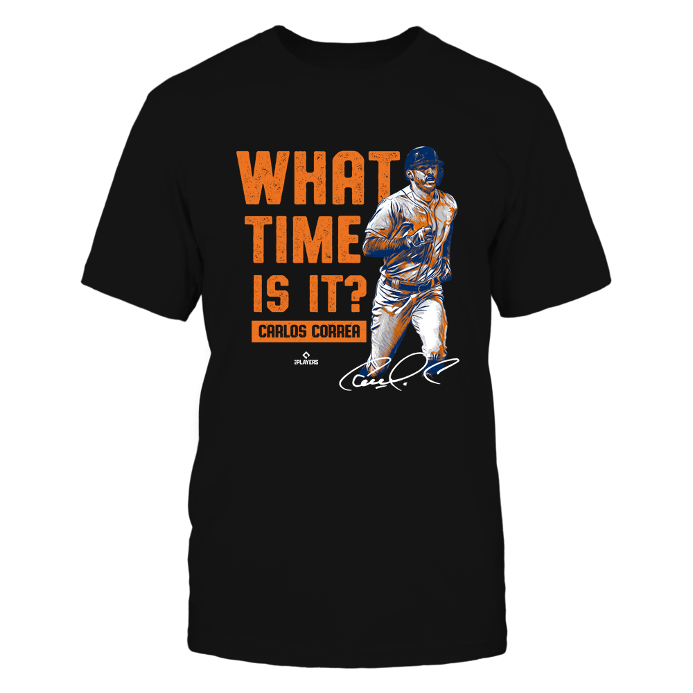 What Time Is It - Carlos Correa T-Shirt | Houston Baseball Team | Ballpark MVP | MLBPA