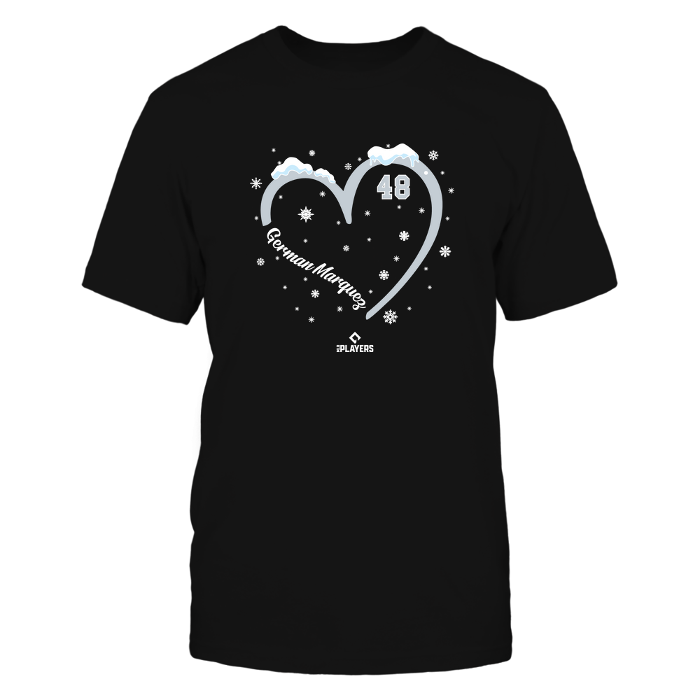 Heart - German Marquez T-Shirt | Colorado Baseball | Ballpark MVP | MLBPA