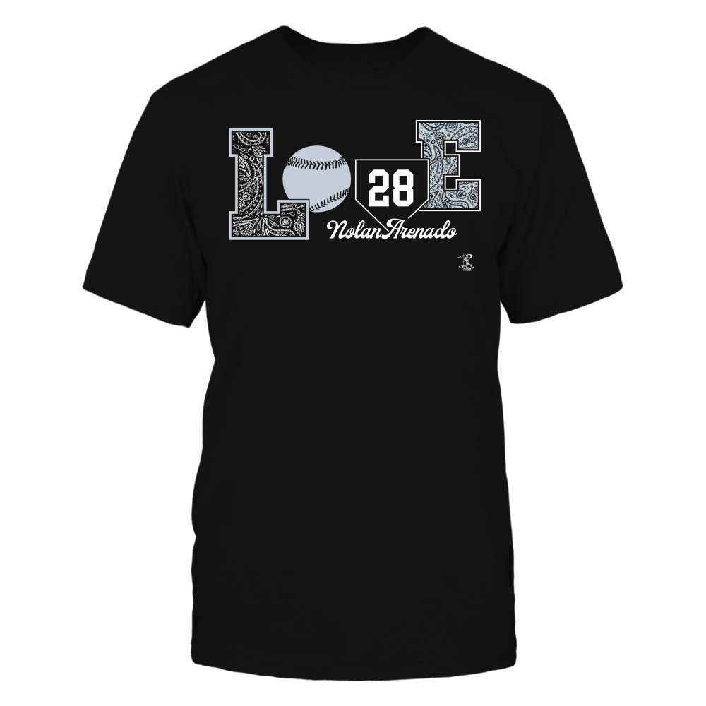 Love Player - Nolan Arenado T-Shirt | Colorado Pro Baseball | Ballpark MVP | MLBPA