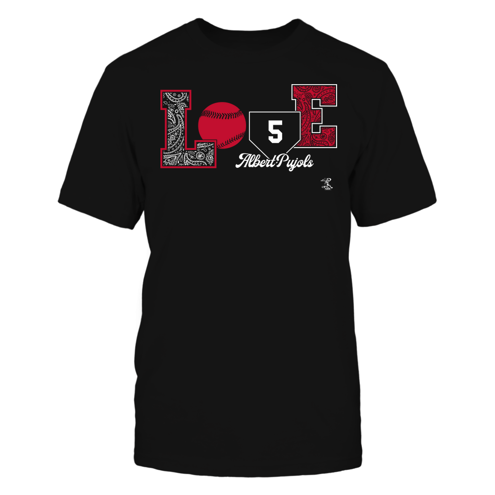 Love Player - Albert Pujols Tee | Los Angeles D Baseball | MLBPA | Ballpark MVP