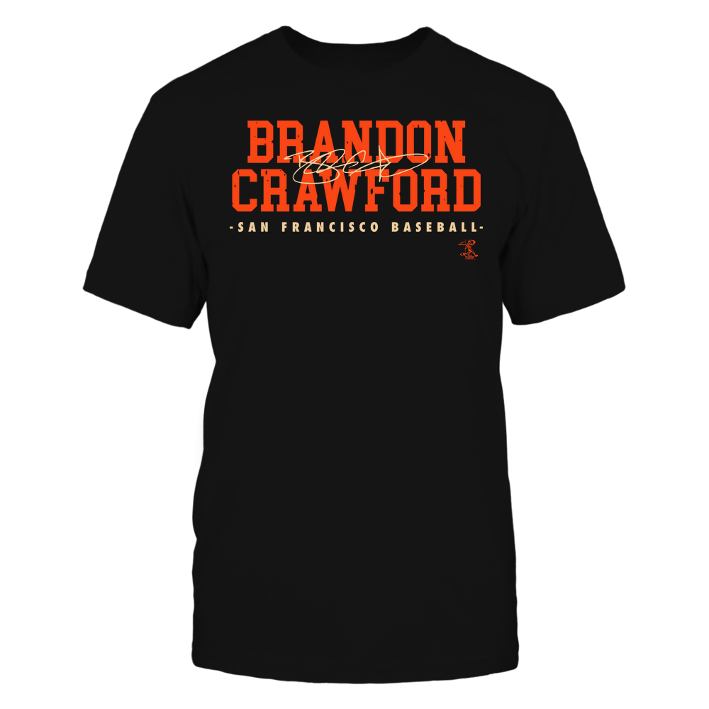 Signature - Brandon Crawford T-Shirt | San Francisco Pro Baseball | Ballpark MVP | MLBPA