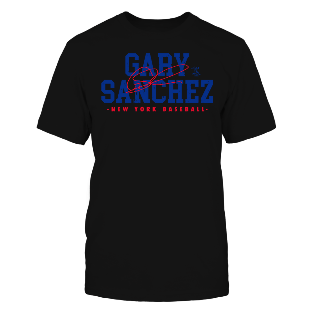 Signature - Gary Sanchez T-Shirt | New York Y Pro Baseball | Ballpark MVP | MLBPA