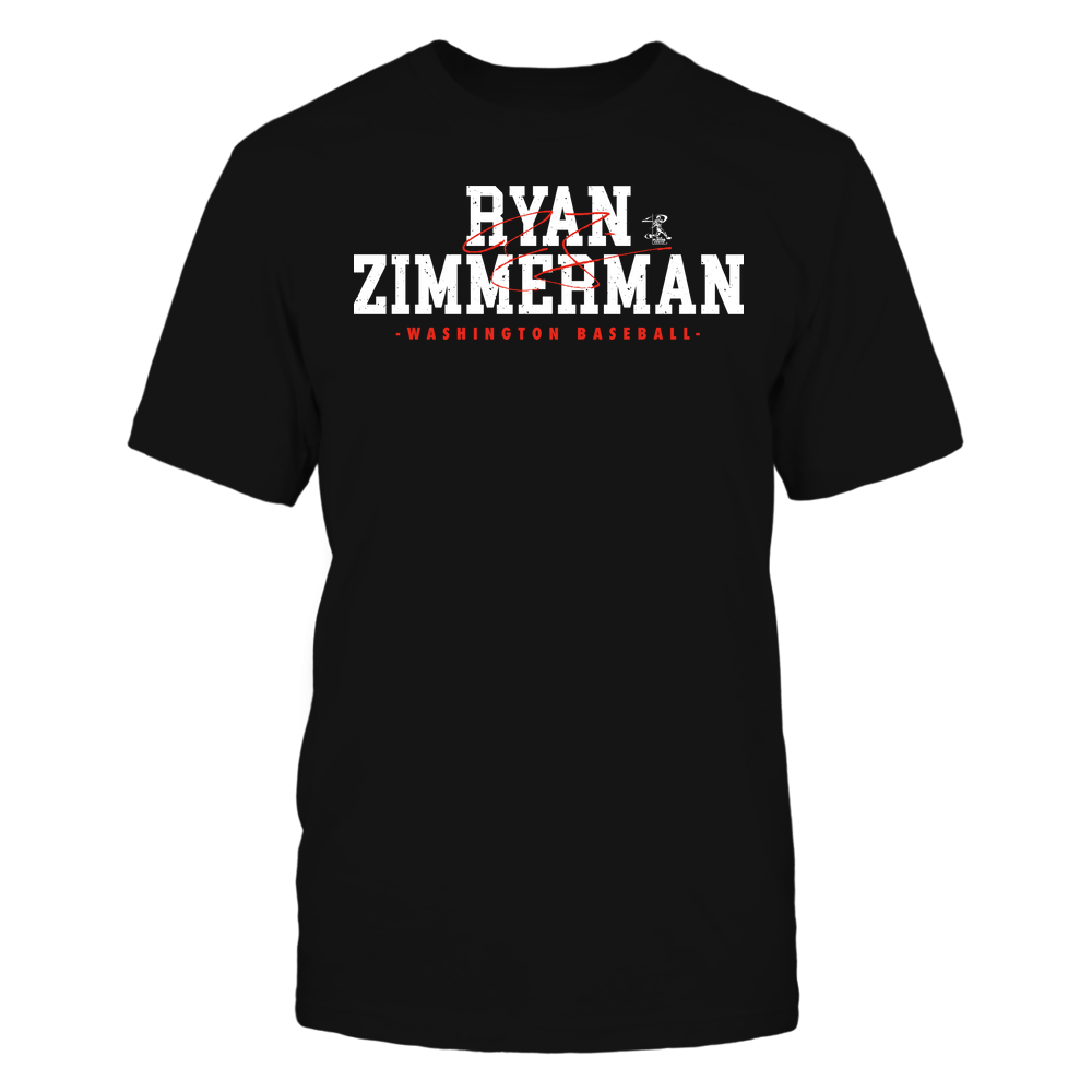 Signature - Ryan Zimmerman Tee | Washington Baseball | MLBPA | Ballpark MVP