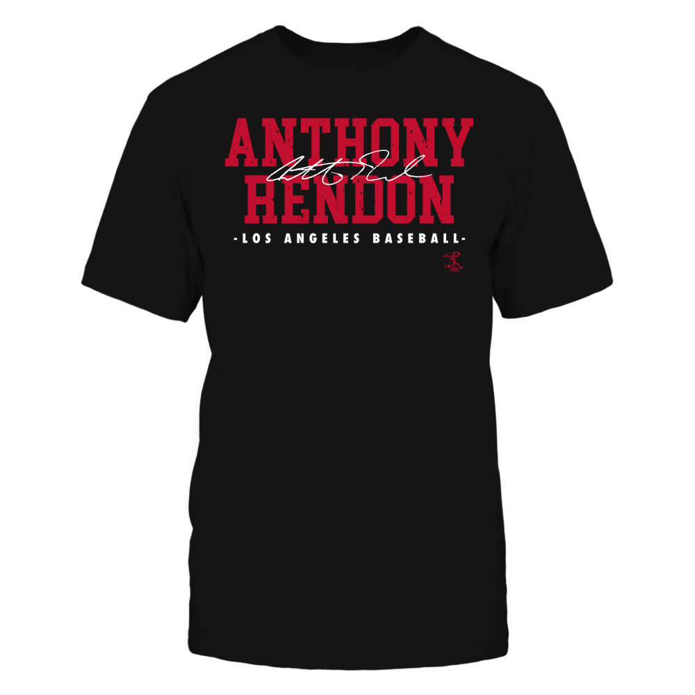 Signature - Anthony Rendon Tee | Los Angeles A Baseball | MLBPA | Ballpark MVP