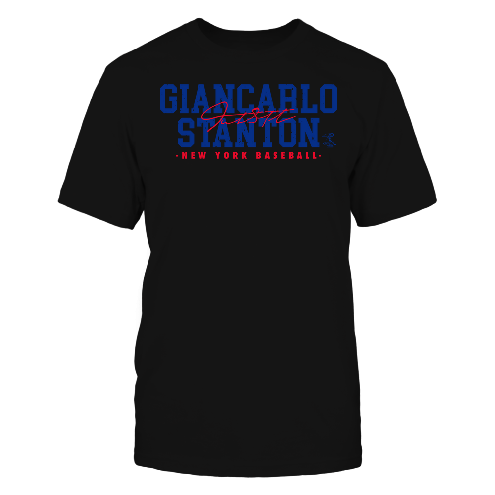 Signature - Giancarlo Stanton T-Shirt | New York Y Pro Baseball | Ballpark MVP | MLBPA