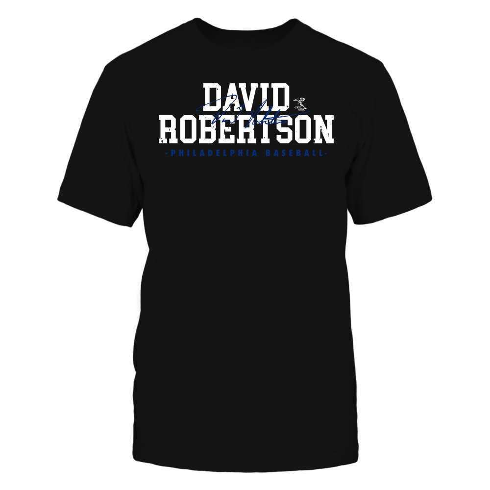 Signature - David Robertson Shirt | Philadelphia Major League Baseball | Ballpark MVP | MLBPA