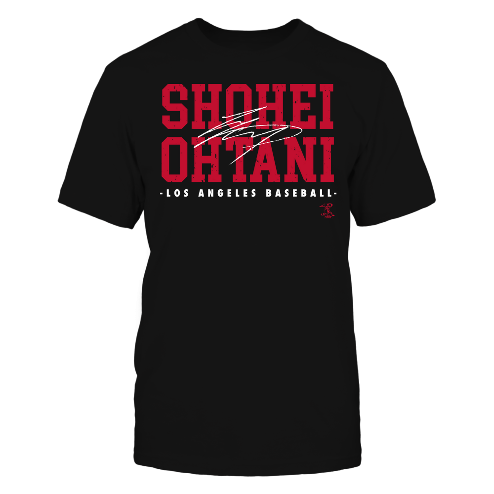 Signature - Shohei Ohtani Tee | Los Angeles A Baseball | MLBPA | Ballpark MVP