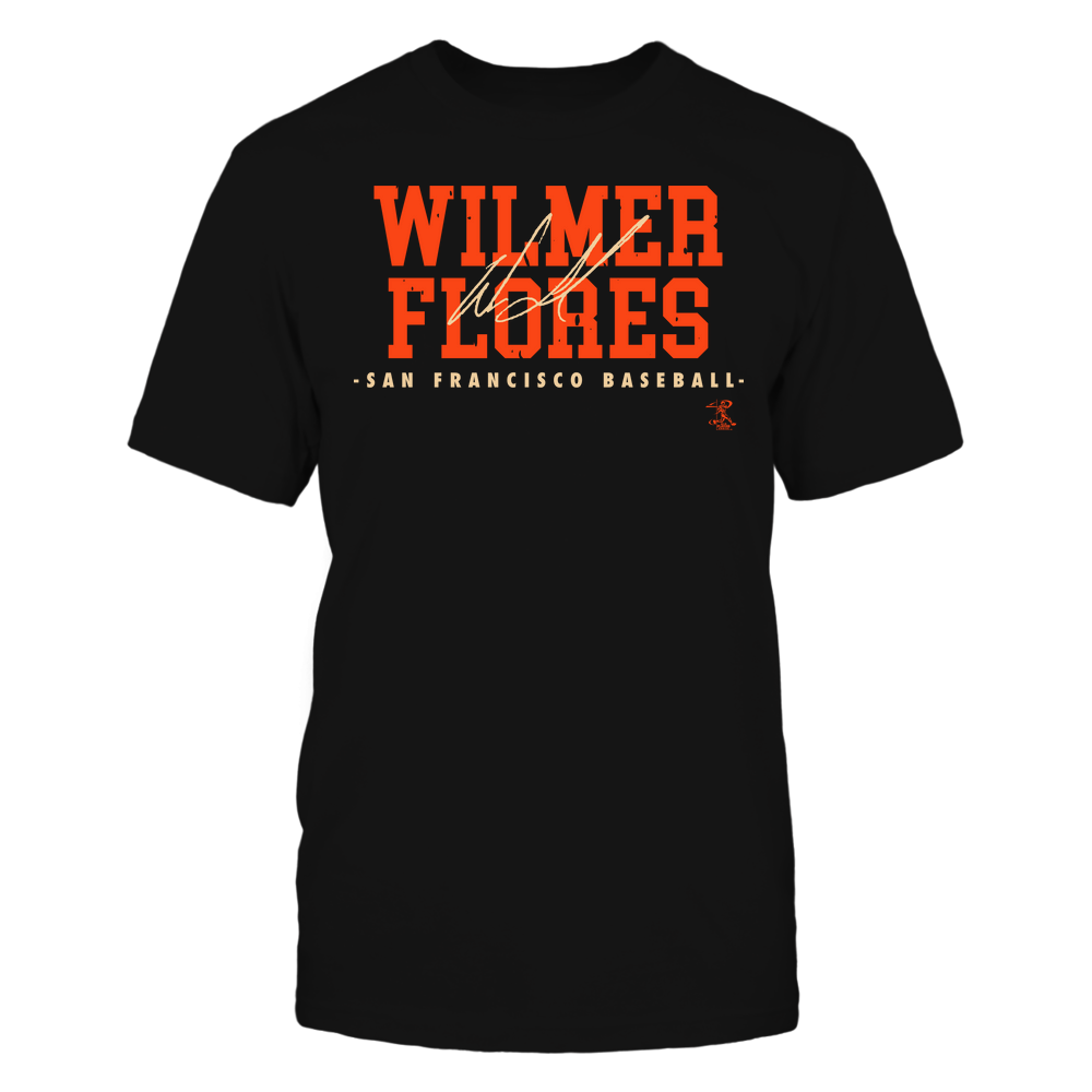 Signature - Wilmer Flores T-Shirt | San Francisco Pro Baseball | Ballpark MVP | MLBPA