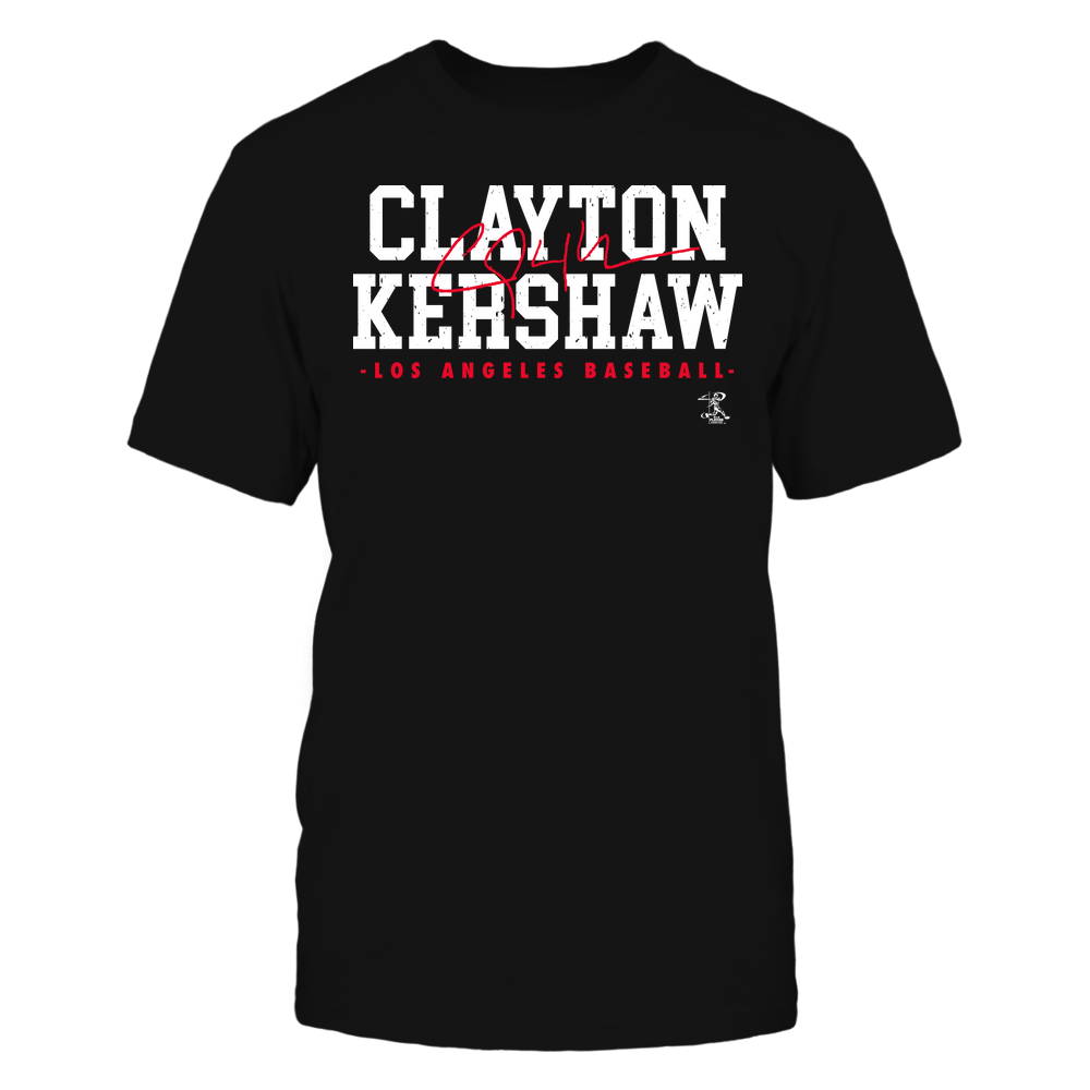 Signature - Clayton Kershaw T-Shirt | Los Angeles D Pro Baseball | Ballpark MVP | MLBPA