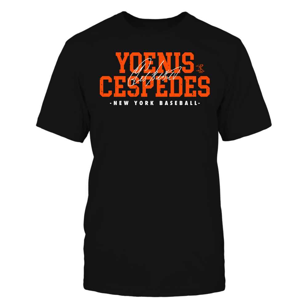 Signature - Yoenis Cespedes T-Shirt | New York M Pro Baseball | Ballpark MVP | MLBPA