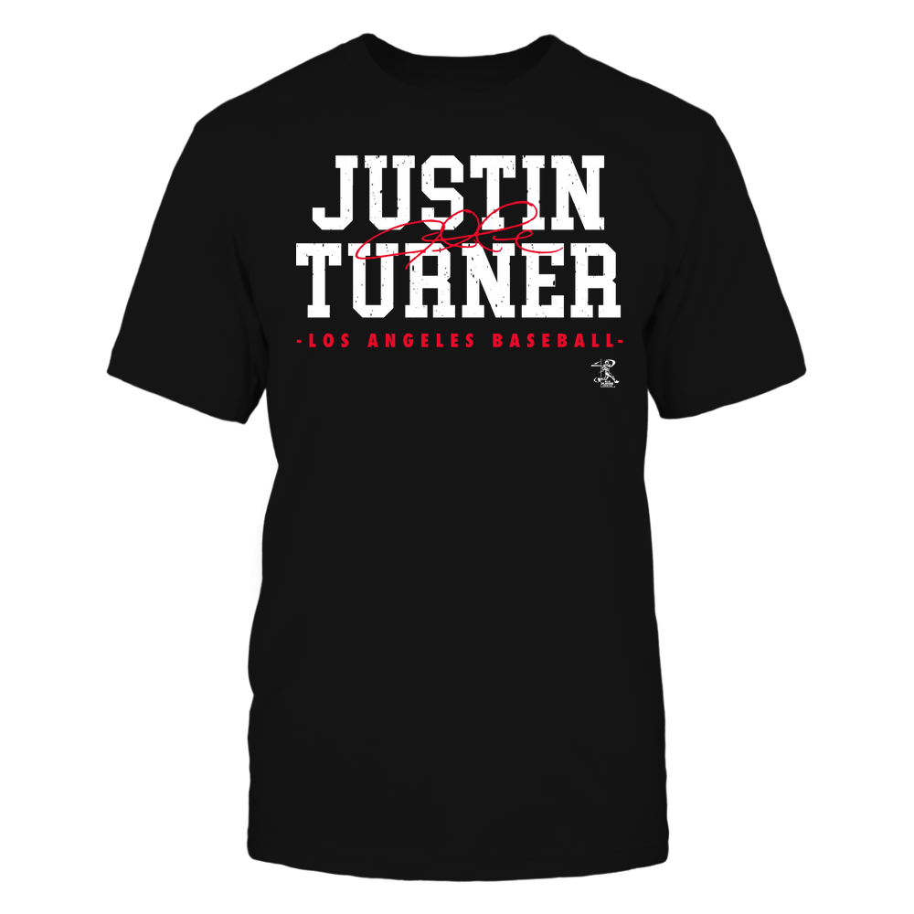 Signature - Justin Turner Shirt | Los Angeles D Major League Baseball | Ballpark MVP | MLBPA