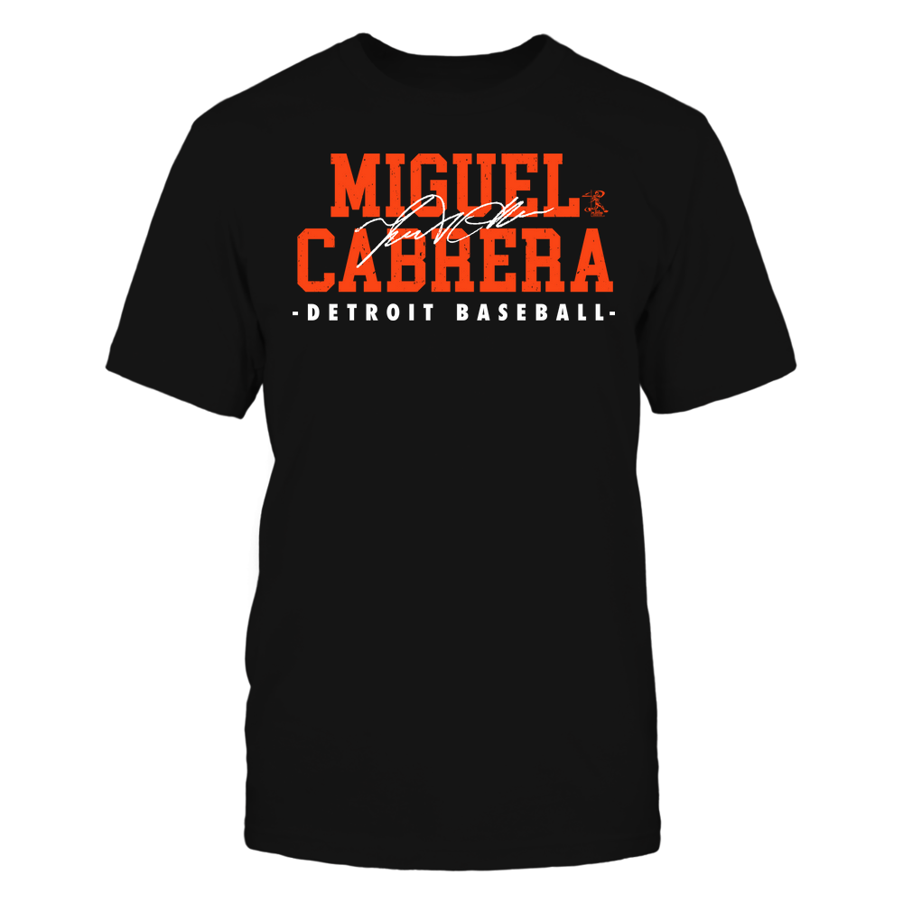 Signature - Miguel Cabrera T-Shirt | Detroit Pro Baseball | Ballpark MVP | MLBPA