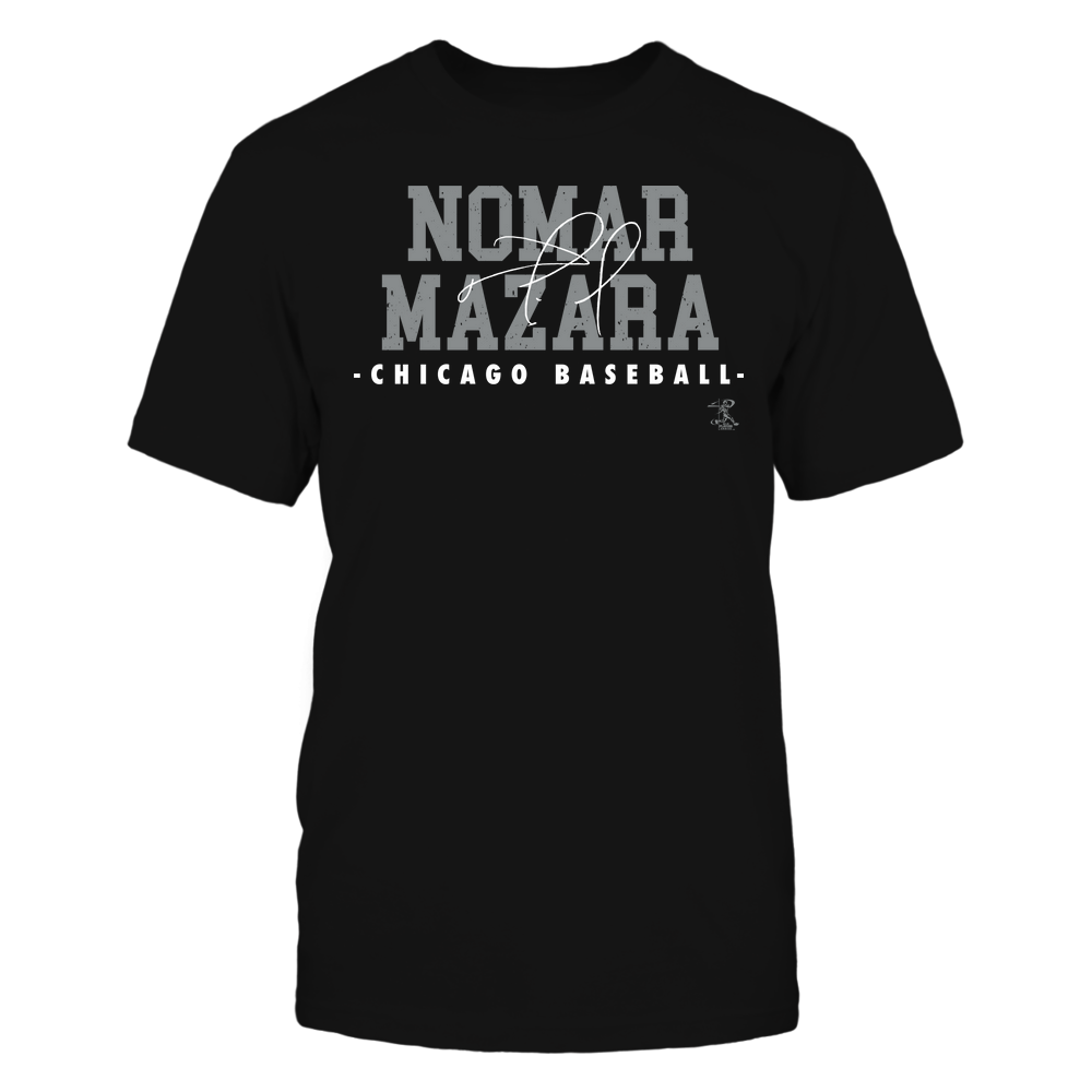 Signature - Nomar Mazara T-Shirt | Chicago W Pro Baseball | Ballpark MVP | MLBPA