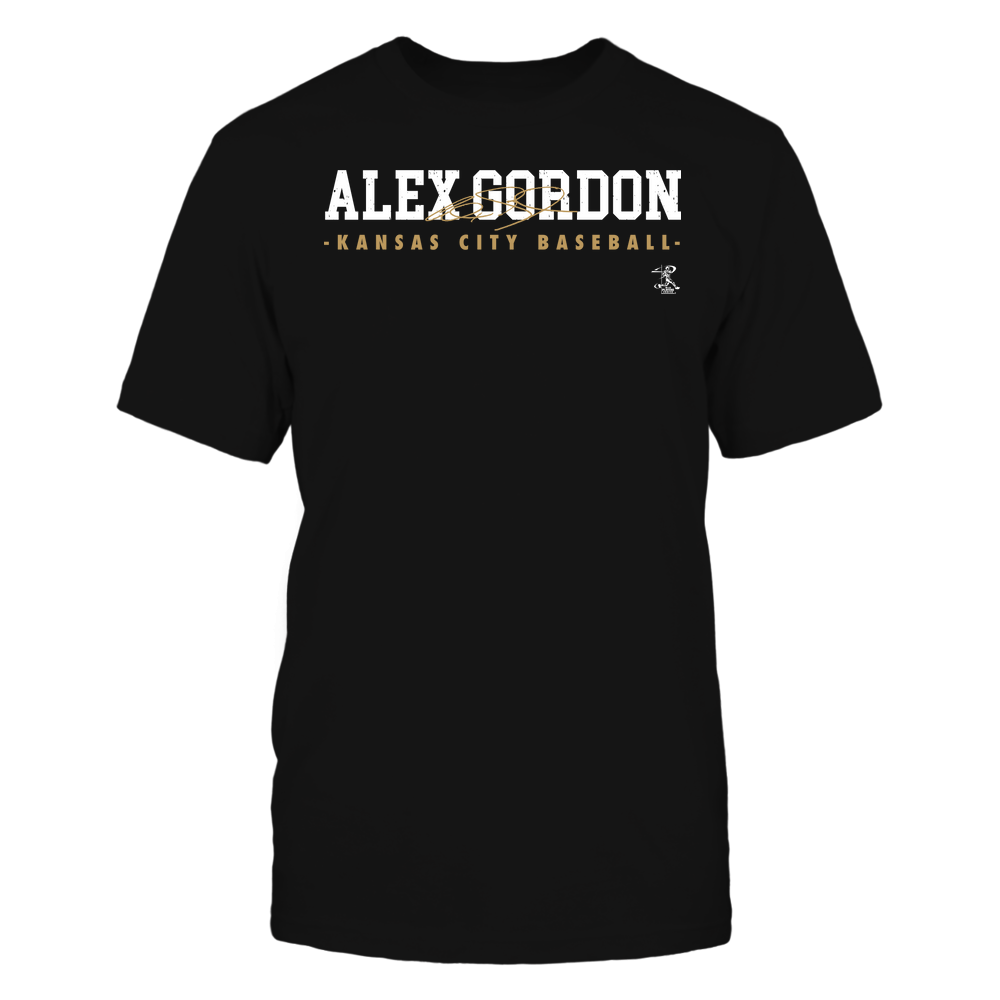 Signature - Alex Gordon Tee | Kansas Baseball | MLBPA | Ballpark MVP