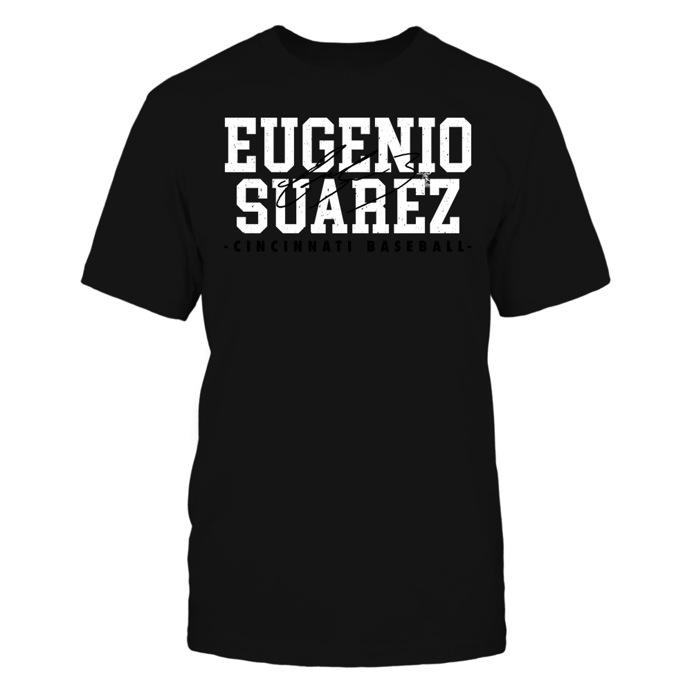 Signature - Eugenio Suarez T-Shirt | Cincinnati Pro Baseball | Ballpark MVP | MLBPA