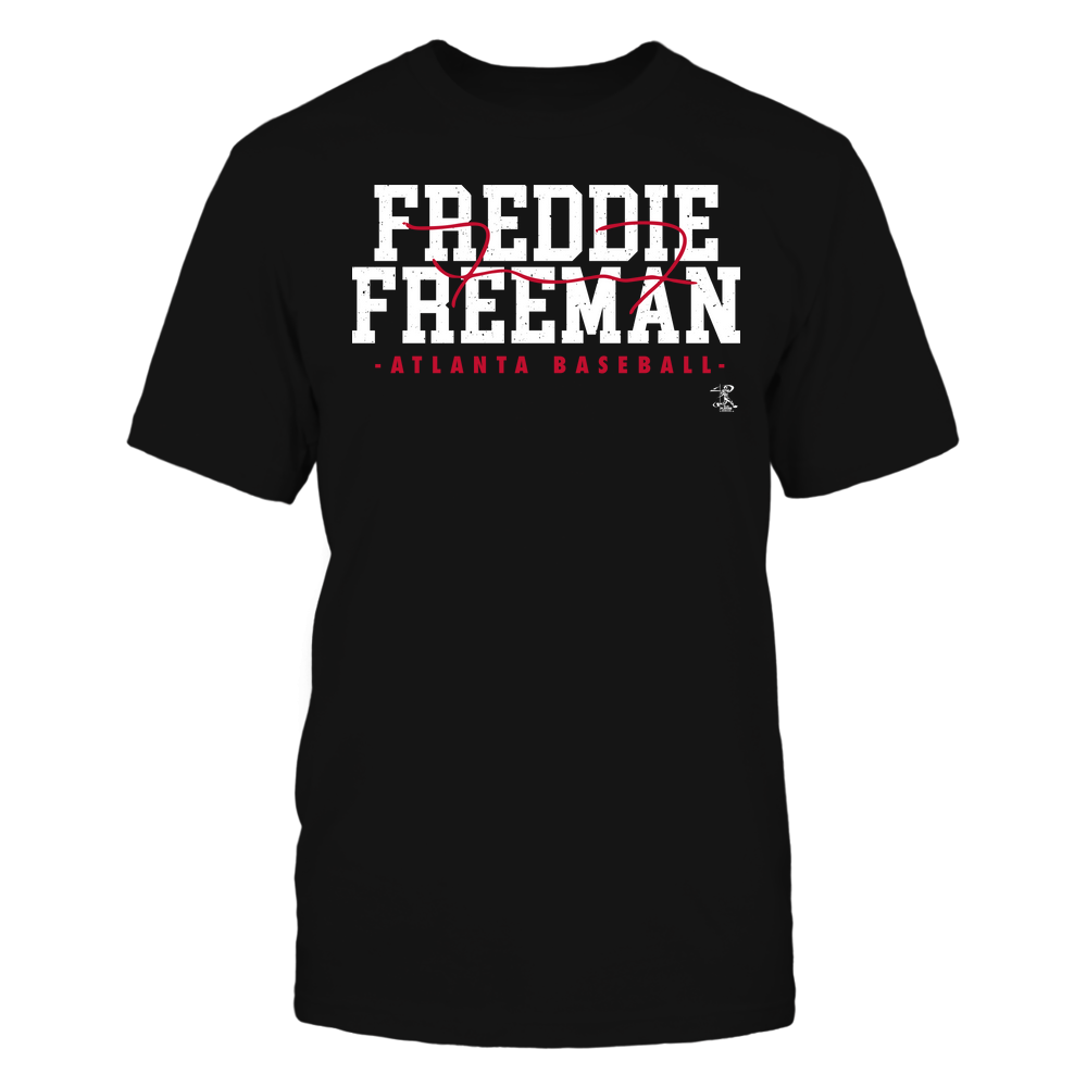 Signature - Freddie Freeman T-Shirt | Atlanta Pro Baseball | Ballpark MVP | MLBPA