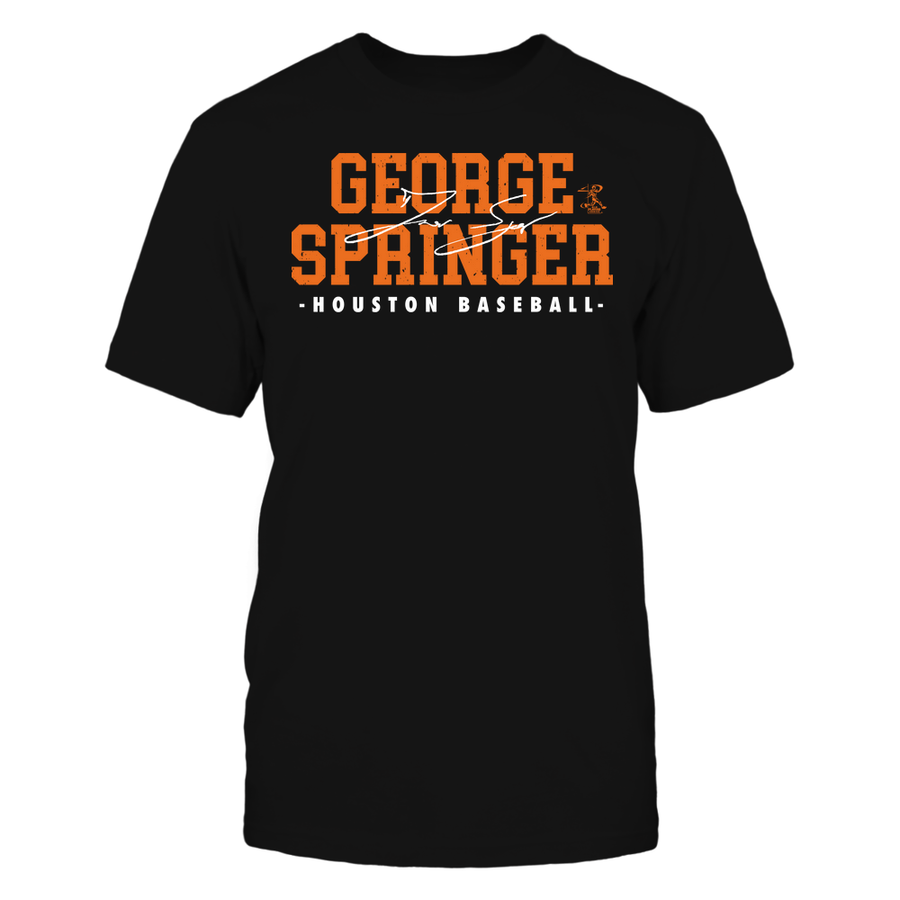 Signature - George Springer Shirt | Houston Major League Baseball | Ballpark MVP | MLBPA