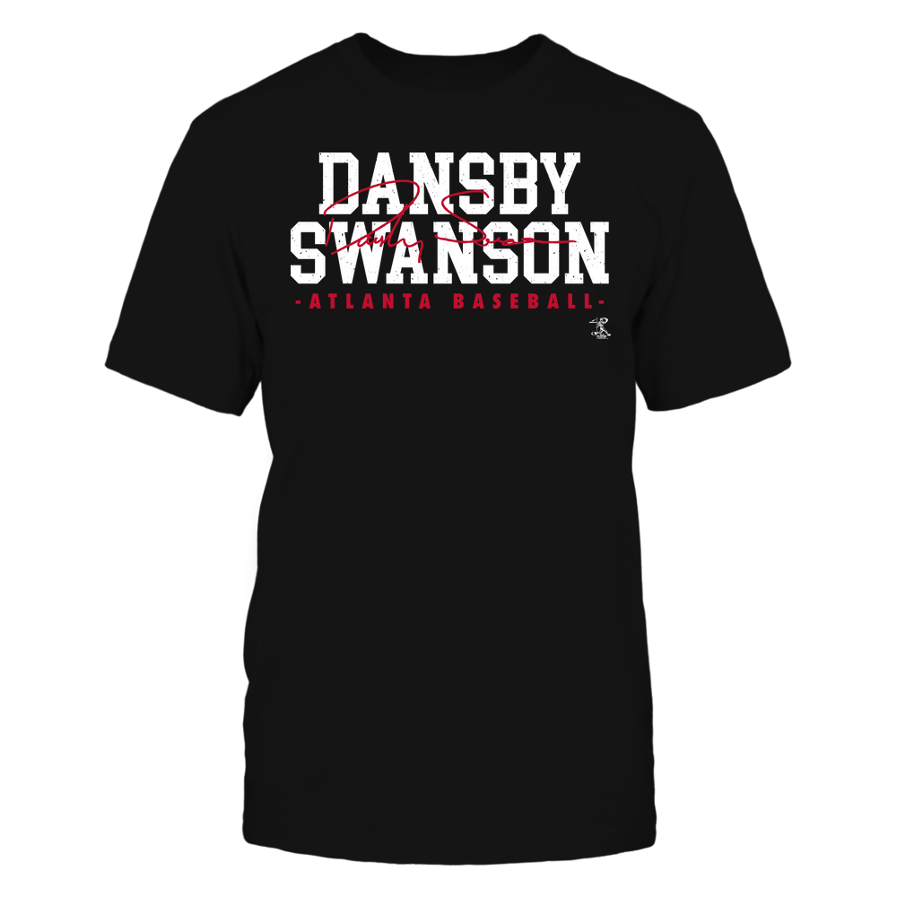 Signature - Dansby Swanson Tee | Atlanta Baseball | MLBPA | Ballpark MVP