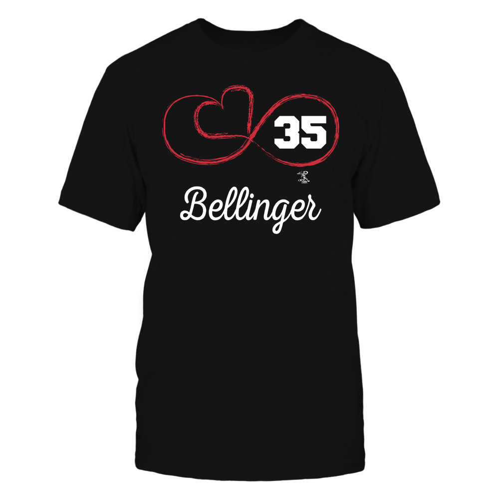 Infinite Heart - Cody Bellinger T-Shirt | Los Angeles D Pro Baseball | Ballpark MVP | MLBPA