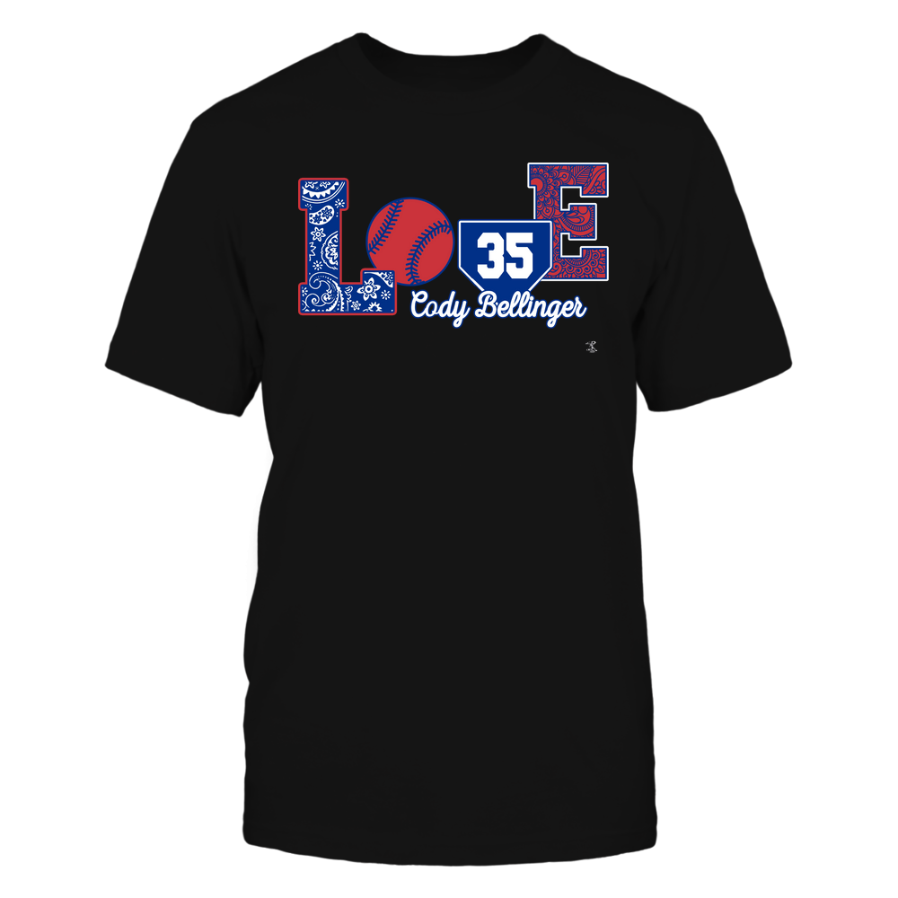 Love Player - Cody Bellinger Tee | Los Angeles D Baseball | MLBPA | Ballpark MVP