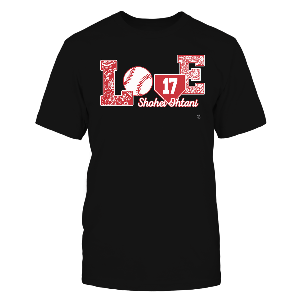 Love Player - Shohei Ohtani T-Shirt | Los Angeles A Pro Baseball | Ballpark MVP | MLBPA