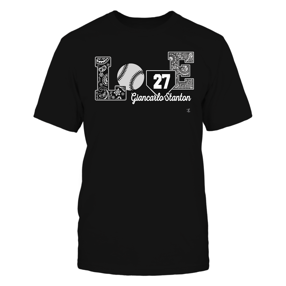 Love Player - Giancarlo Stanton T-Shirt | New York Y Pro Baseball | Ballpark MVP | MLBPA