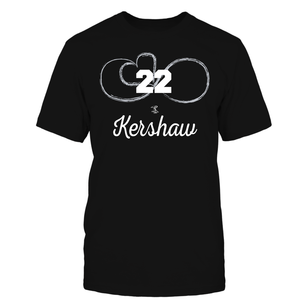 Infinite Heart - Clayton Kershaw Shirt | Los Angeles D Major League Baseball | Ballpark MVP | MLBPA