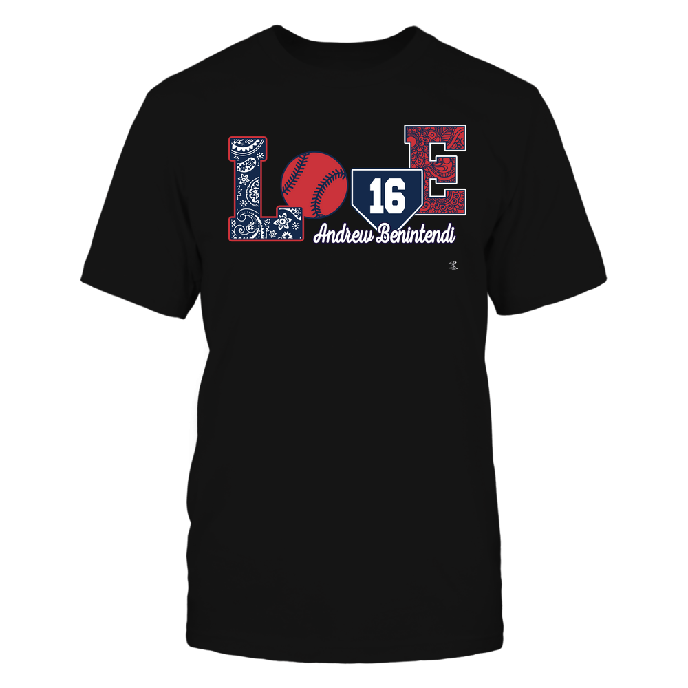 Love Player - Andrew Benintendi T-Shirt | Kansas Pro Baseball | Ballpark MVP | MLBPA