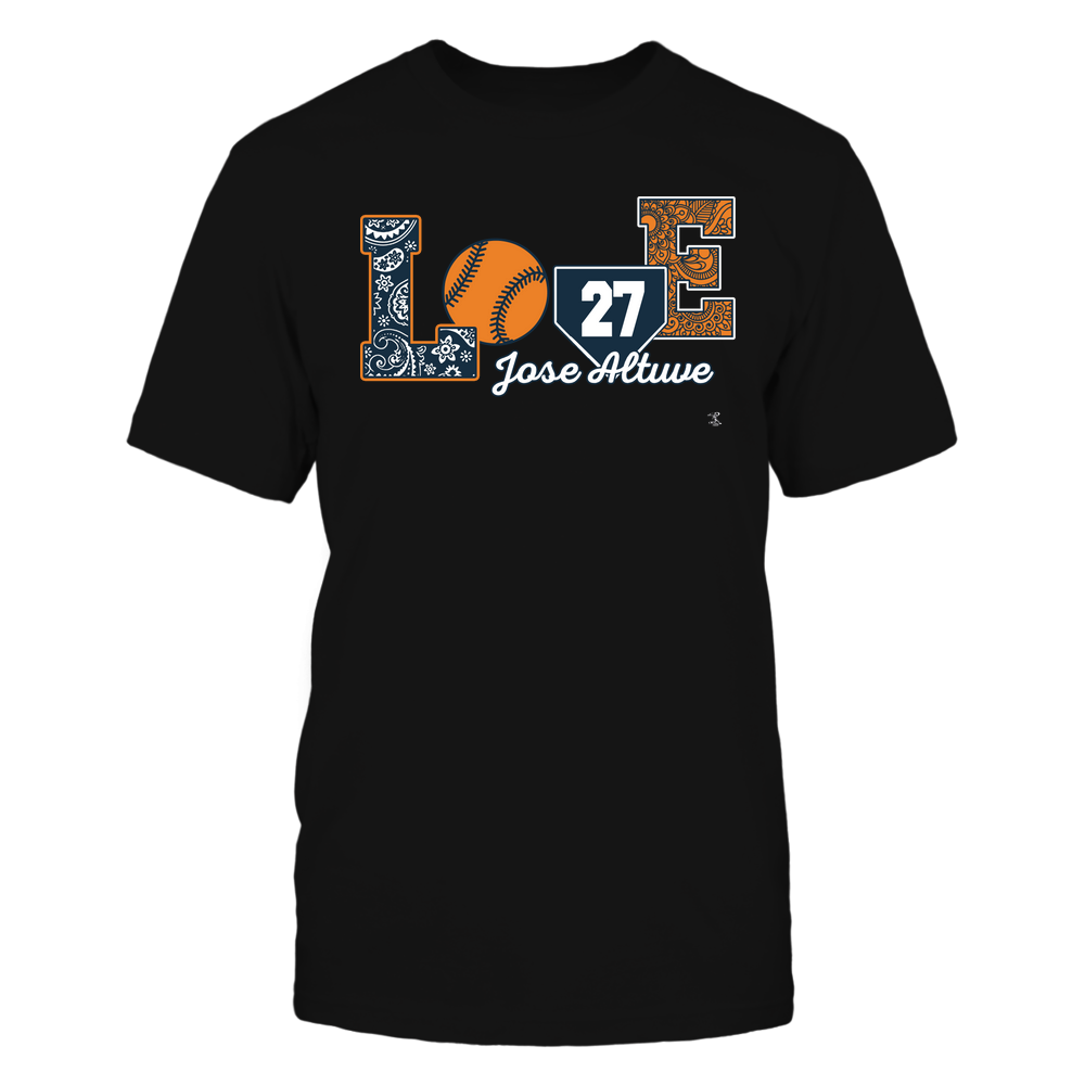 Love Player - Jose Altuve Tee | Houston Baseball | MLBPA | Ballpark MVP