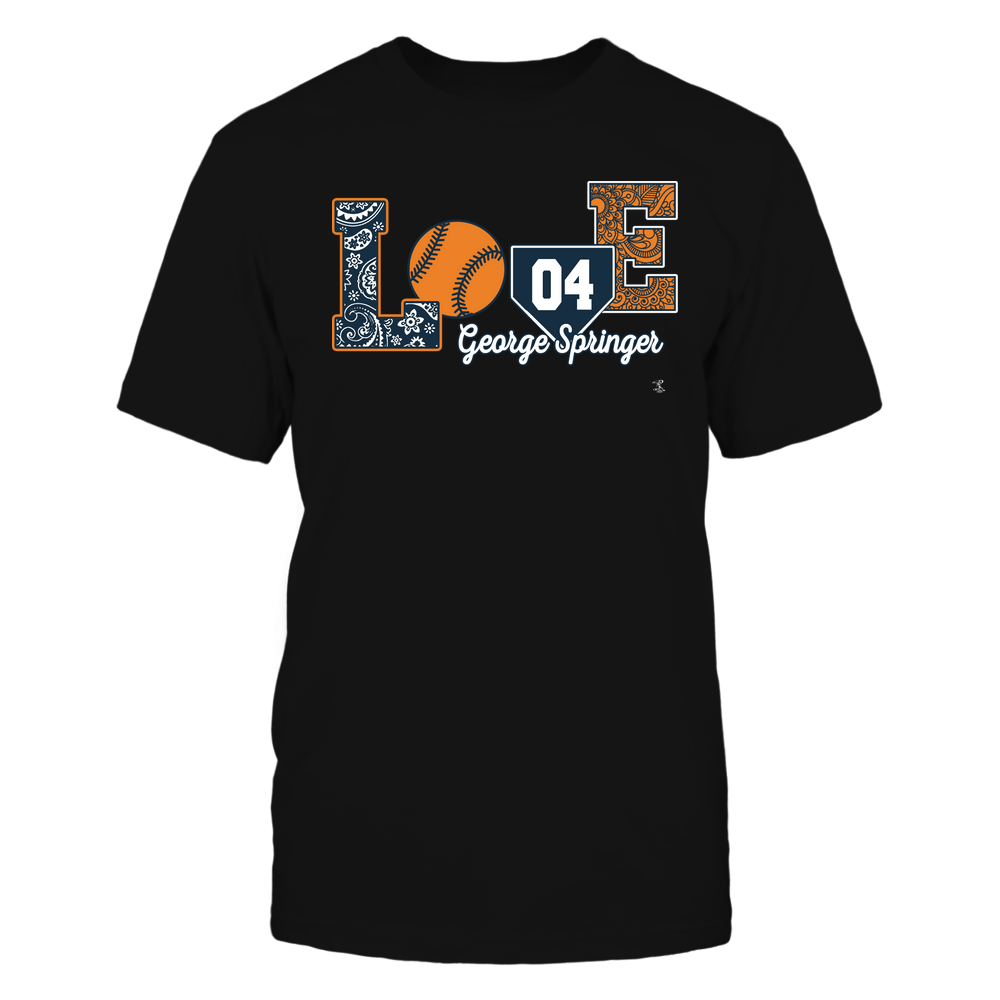 Love Player - George Springer Shirt | Houston Major League Baseball | Ballpark MVP | MLBPA