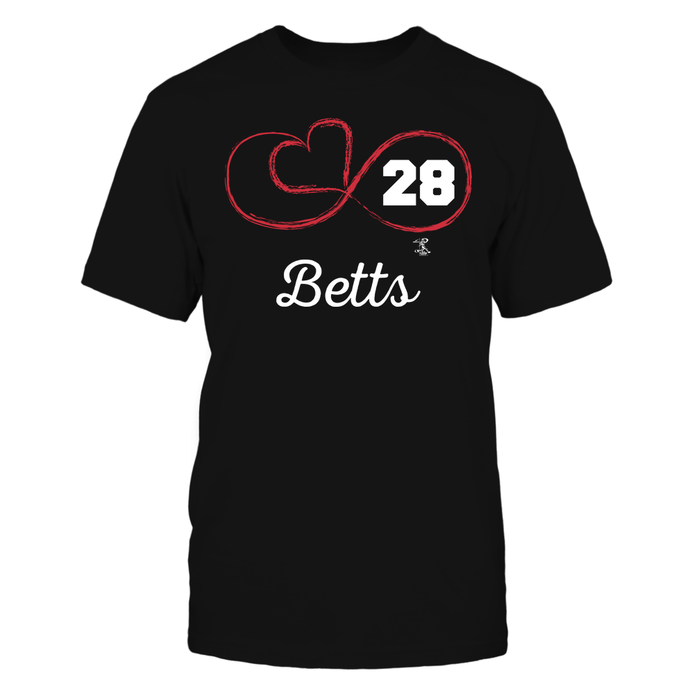 Infinite Heart - Mookie Betts Shirt | Los Angeles D Major League Baseball | Ballpark MVP | MLBPA