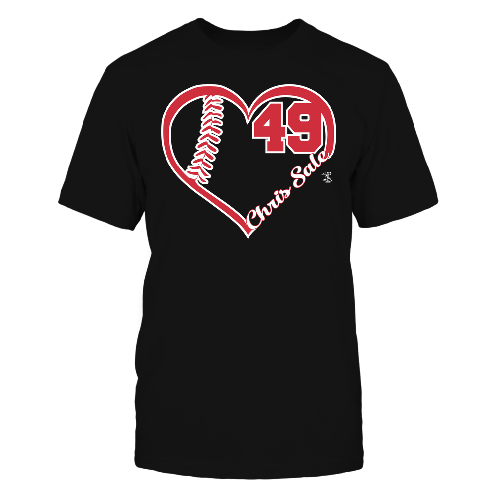 Heart Player - Chris Sale Shirt | Boston Major League Baseball | Ballpark MVP | MLBPA